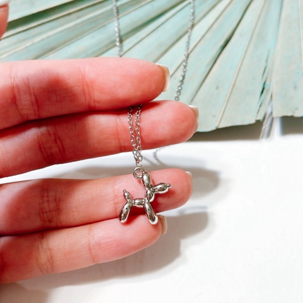 Silver dog necklace #235 - Picture 4 of 4